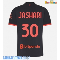 Camisa de time de futebol AC Milan Ardon Jashari #30 Replicas 3º Equipamento Feminina 2026-27 Manga Curta